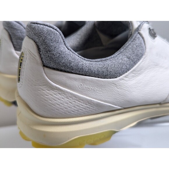ECCO BIOM Hybrid 3 BOA GORE-TEX YAK Golf Shoes White Yellow Womens Size 11 - Picture 5 of 11